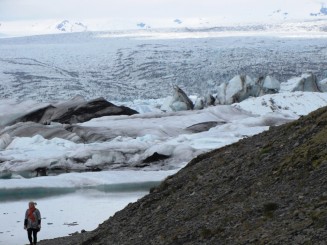 Islanda Glacial Lagoon and Vatnajökull glacier