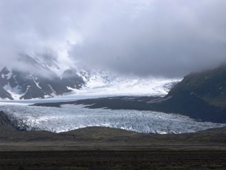 Islanda Glacial Lagoon and Vatnajökull glacier