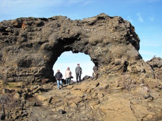 Islanda Dimmuborgir (Castele intunecate)