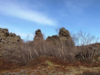 Islanda Dimmuborgir (Castele intunecate)