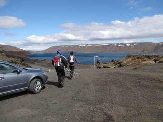 Islanda,  Kleifarvatn, lacul fantoma