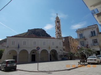 CatedralaAg.Georgion,deasupra se vede cetatea Palamidi