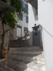 stradute in urcare formate din trepte