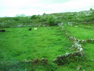 Irlanda, ţinutul Burren, opera daltuita de natura versus cea faurita de om