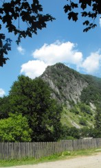 La intrare Cheile Tisitei