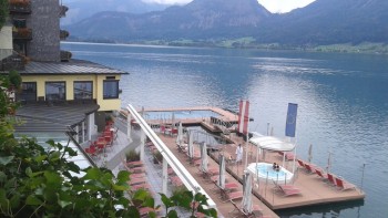 Lacul Wolfgang - piscine construite in lac