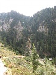 Telescaunul din Statiunea Borsa. Cascada Cailor.