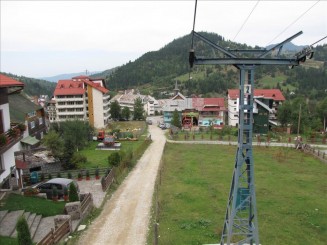 Telescaunul din Statiunea Borsa. Cascada Cailor.