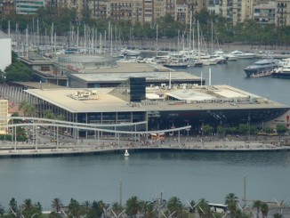 vedere de pe Monjuic: Port Vell