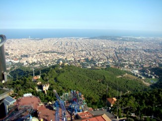 vedere de pe Tibidabo