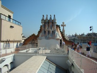 Casa Batllo - terasa de pe acoperis