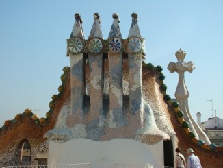 Casa Batllo - terasa de pe acoperis