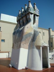 Casa Batllo - terasa de pe acoperis