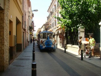 Calella - trenuletul care te duce la Aquaparc