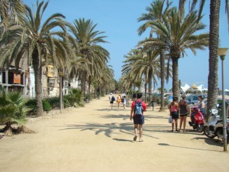 Calella - zona de promenada