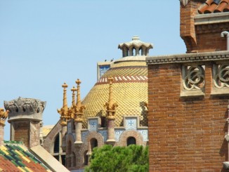 Spitalul Sant Pau - detaliu pavilion
