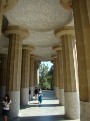 Parc Guell, sala coloanelor