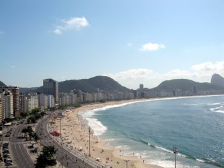 Plaja Copacabana si Avenida Atlantica