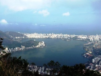 Zona de sud si Ipanema vazute de pe Corcovado
