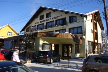 Hotel Minutz, vedere din strada