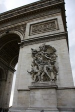 Arcul de Triumf (Arc de Triomphe) - panorama Paris