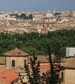 Panorama asupra Romei de pe Ianiculum