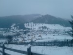 Peisaj de iarna in Comuna Carlibaba