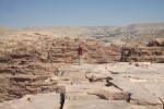 Petra, Iordania, vedere din alterul sacrificiilor, 2011