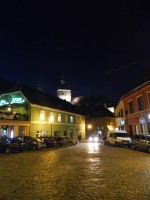 Cetatea vazuta pe timp de noapte - Sighisoara