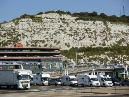 Portul din Dover, de unde am luat faryyboat-ul spre Belgia