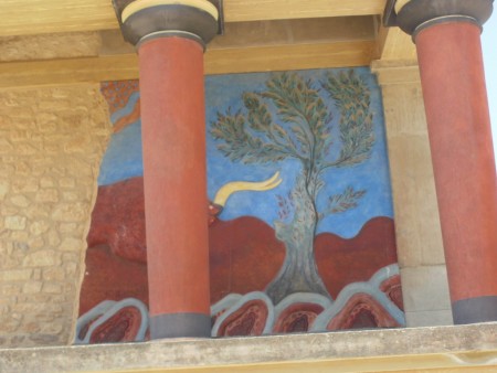 imagine din palatul Knosss