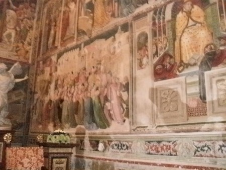 Interior al bazilicii din Orvieto