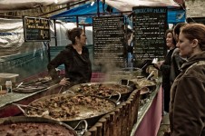 Stand cu mancare marocana- Camden Market
