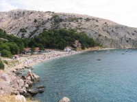 Insula Krk , Baska - Banculuka- zona de camping pentru nudisti