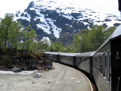 Norvegia, Calea Ferata Flam - O calatorie de prima clasa cu trenul
