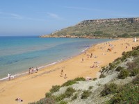 Plaja Ramla, insula Gozo, Malta