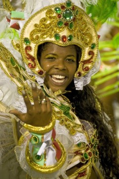 Faimosul carnaval de la Rio de Janeiro, Brazilia