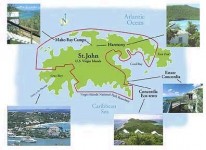 Maho Bay Map