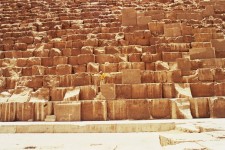 Blocurile de piatra ce compun Marea Piranida, Gizeh, Egipt