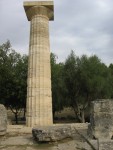 Coloana din Templul lui Zeus, Olimpia, Grecia