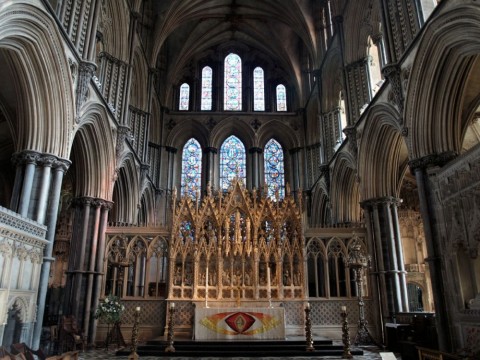 Altarul Catedralei Ely, Cambridge, Anglia