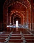 Moscheea Taj Mahal, interior, India