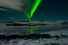 Aurora Boreala,Borgarfjordur Islanda