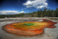Ochiul unui gheizer, Yellowstone National PArk, SUA