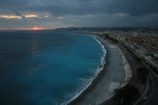 Sunset in Nice, France