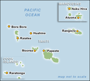 Itinerar si Porturi Croaziere Tahiti